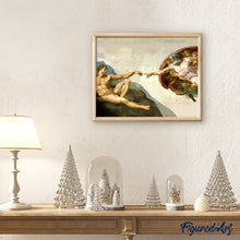 Cargar imagen en el visor de la galería, Diamond Painting - La creación de Adán - Miguel Ángel