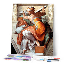 Cargar imagen en el visor de la galería, Diamond Painting - La Sibila Libia - Miguel Ángel