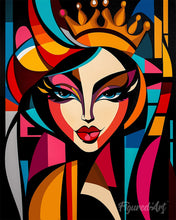 Cargar imagen en el visor de la galería, Diamond Painting - Reina Abstracta Audaz