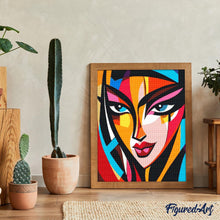 Cargar imagen en el visor de la galería, Diamond Painting - Rostro Abstracto Audaz
