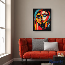Cargar imagen en el visor de la galería, Diamond Painting - Dos Damas Abstractas Audaces