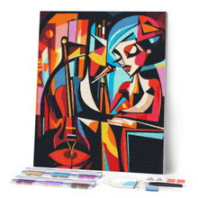 Cargar imagen en el visor de la galería, Diamond Painting - Cantante de Jazz Abstracta Audaz