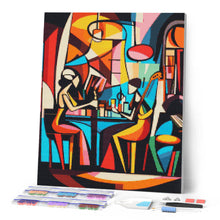 Cargar imagen en el visor de la galería, Diamond Painting - Bar de Jazz Abstracto Audaz