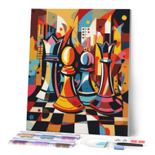 Cargar imagen en el visor de la galería, Diamond Painting - Tablero de Ajedrez Abstracto Audaz