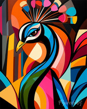 Cargar imagen en el visor de la galería, Diamond Painting - Pavo Real 1 Abstracto Audaz