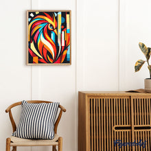 Cargar imagen en el visor de la galería, Diamond Painting - Gallo Abstracto Audaz