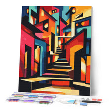 Cargar imagen en el visor de la galería, Diamond Painting - Callejón Abstracto Audaz