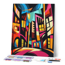 Cargar imagen en el visor de la galería, Diamond Painting - Paisaje Urbano Abstracto Audaz