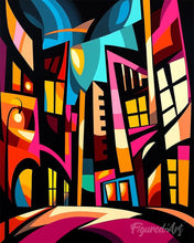 Cargar imagen en el visor de la galería, Diamond Painting - Paisaje Urbano Abstracto Audaz