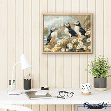 Cargar imagen en el visor de la galería, Diamond Painting - Frailecillo en campo de margaritas