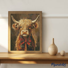 Cargar imagen en el visor de la galería, Diamond Painting - Highland Cow caballero
