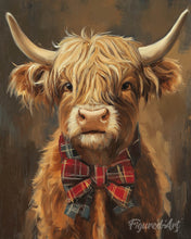 Cargar imagen en el visor de la galería, Diamond Painting - Highland Cow caballero