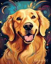 Cargar imagen en el visor de la galería, Diamond Painting - Golden Retriever soleado