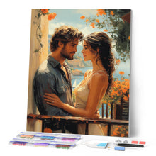Cargar imagen en el visor de la galería, Diamond Painting - Pareja romántica junto al mar