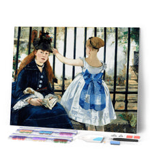Cargar imagen en el visor de la galería, Diamond Painting - El Ferrocarril (1873) - Manet