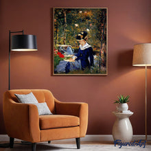 Cargar imagen en el visor de la galería, Diamond Painting - Joven mujer en el jardín - Manet