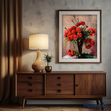 Cargar imagen en el visor de la galería, Diamond Painting - Carnations in a silver vase - Abbott Fuller Graves