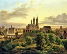 Cargar imagen en el visor de la galería, Diamond Painting - Ciudad medieval - Carl Hasenpflug