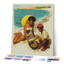 Cargar imagen en el visor de la galería, Diamond Painting - Póster vintage de la costa de Yugoslavia