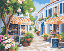 Cargar imagen en el visor de la galería, Diamond Painting - Calle de flores soleada