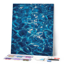 Cargar imagen en el visor de la galería, Diamond Painting - Reflejos de luz turquesa