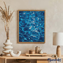 Cargar imagen en el visor de la galería, Diamond Painting - Reflejos de luz turquesa