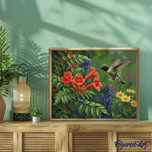 Cargar imagen en el visor de la galería, Diamond Painting - Paraíso de colibríes