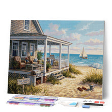 Cargar imagen en el visor de la galería, Diamond Painting - Casita junto a las dunas