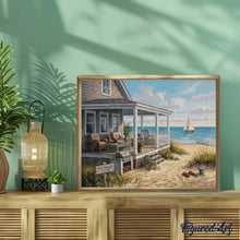 Cargar imagen en el visor de la galería, Diamond Painting - Casita junto a las dunas