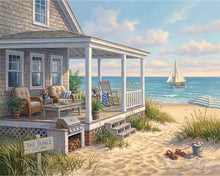 Cargar imagen en el visor de la galería, Diamond Painting - Casita junto a las dunas