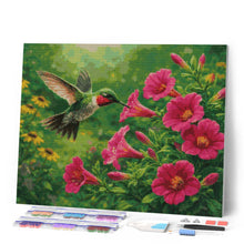 Cargar imagen en el visor de la galería, Diamond Painting - Colibrí revoloteando