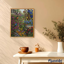 Cargar imagen en el visor de la galería, Diamond Painting - Alas entre las flores