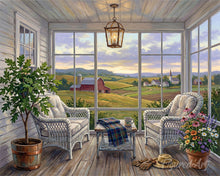 Cargar imagen en el visor de la galería, Diamond Painting - Porche tranquilo