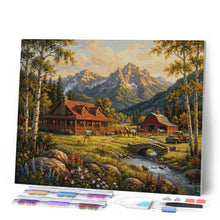 Cargar imagen en el visor de la galería, Diamond Painting - Sueño de cabaña alpina