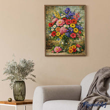 Cargar imagen en el visor de la galería, Diamond Painting - Jarrón de flores silvestres coloridas