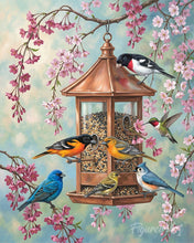 Cargar imagen en el visor de la galería, Diamond Painting - Aves de flor de cerezo
