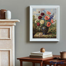 Cargar imagen en el visor de la galería, Diamond Painting - Flores en jarrón azul