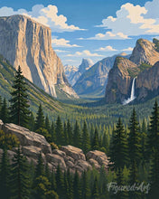 Cargar imagen en el visor de la galería, Diamond Painting - Parque Nacional de Yosemite - California