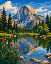 Cargar imagen en el visor de la galería, Diamond Painting - Parque Nacional de Yosemite, Half Dome - California
