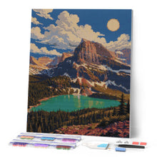 Cargar imagen en el visor de la galería, Diamond Painting - Parque Nacional de los Glaciares - Montana