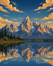 Cargar imagen en el visor de la galería, Diamond Painting - Parque Nacional de Grand Teton - Wyoming