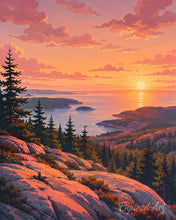 Cargar imagen en el visor de la galería, Diamond Painting - Parque Nacional Acadia - Maine