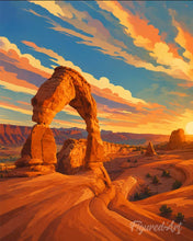 Cargar imagen en el visor de la galería, Diamond Painting - Parque Nacional de los Arcos - Utah