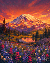Cargar imagen en el visor de la galería, Diamond Painting - Parque Nacional del Monte Rainier - Washington