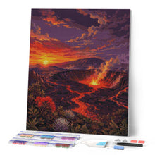 Cargar imagen en el visor de la galería, Diamond Painting - Parque Nacional de los Volcanes de Hawái