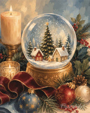 Cargar imagen en el visor de la galería, Diamond Painting - Bola de nieve de Navidad