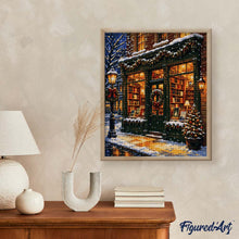 Cargar imagen en el visor de la galería, Diamond Painting - Librería de Navidad