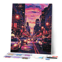 Cargar imagen en el visor de la galería, Diamond Painting - Atardecer urbano