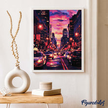 Cargar imagen en el visor de la galería, Diamond Painting - Atardecer urbano