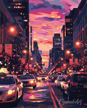 Cargar imagen en el visor de la galería, Diamond Painting - Atardecer urbano